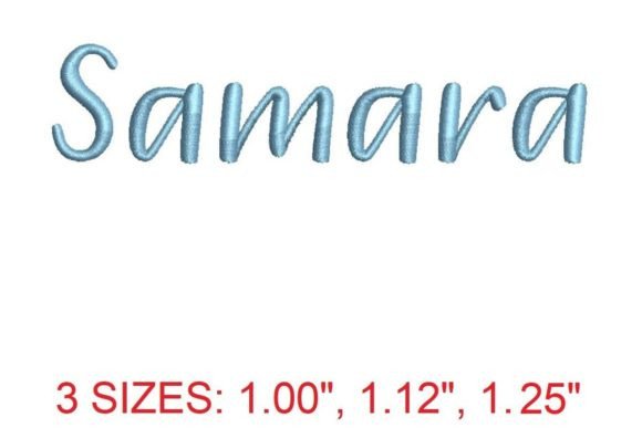 Samara Embroidery Font Review
